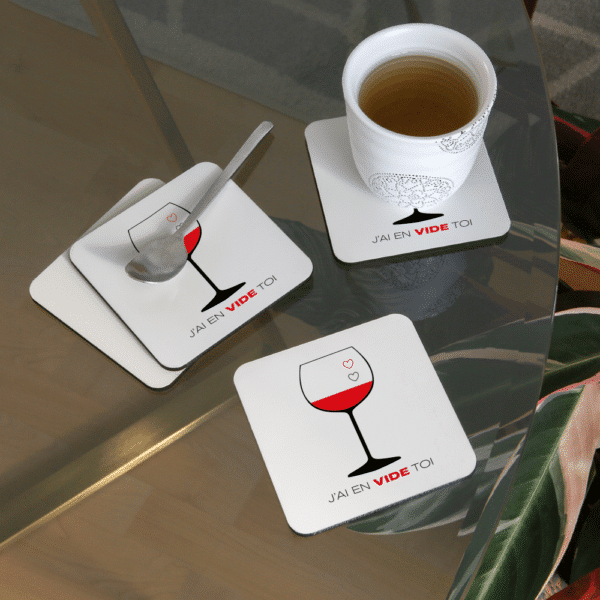 Dessous de verre – Illustration -Design amour, humour et insolence – Boutique 33 francs